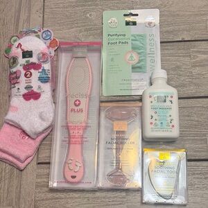Earth Therapeutics NEW Self-Care Foot and Face Kit